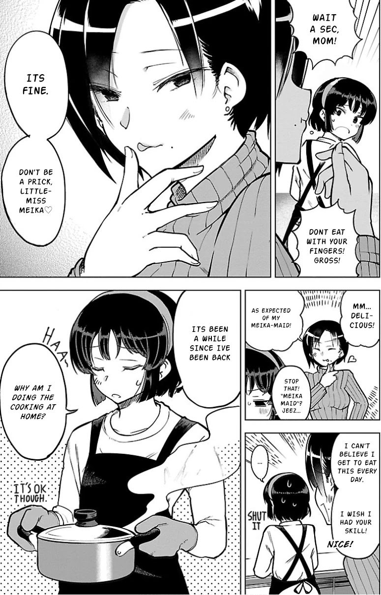 Meika-san Can't Conceal Her Emotions Chapter 20 page 4 - Chapter 20: Meika-San and Parents House
