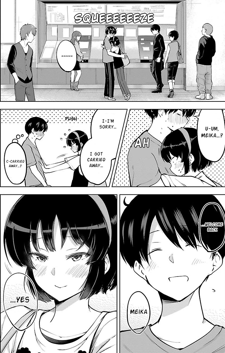 Meika-san Can't Conceal Her Emotions Chapter 22 page 7 - Chapter 22: Meika-San and "Welcome Home"