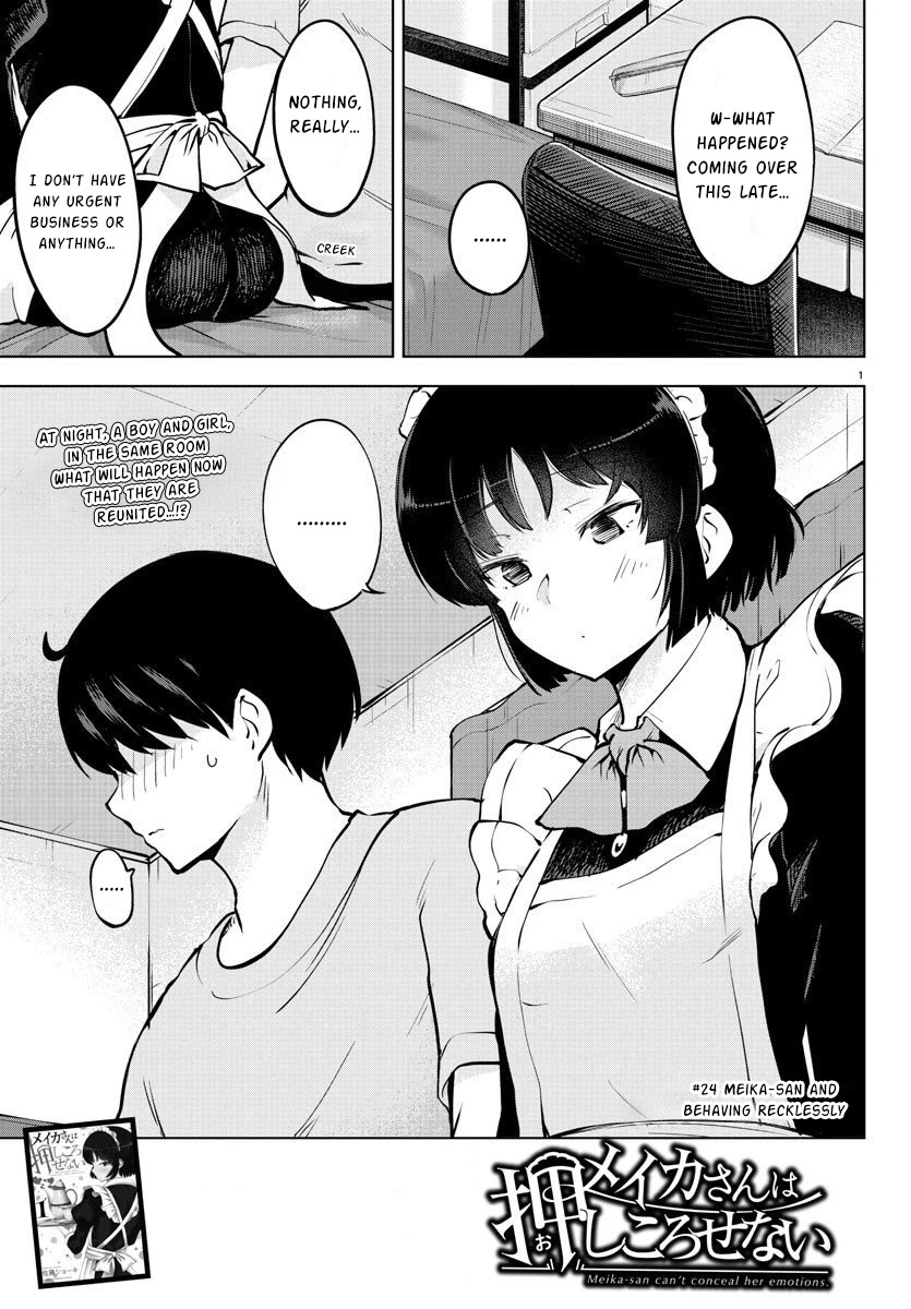 Meika-san Can't Conceal Her Emotions Chapter 24 page 2 - Chapter 24: Meika-san and behaving recklessly