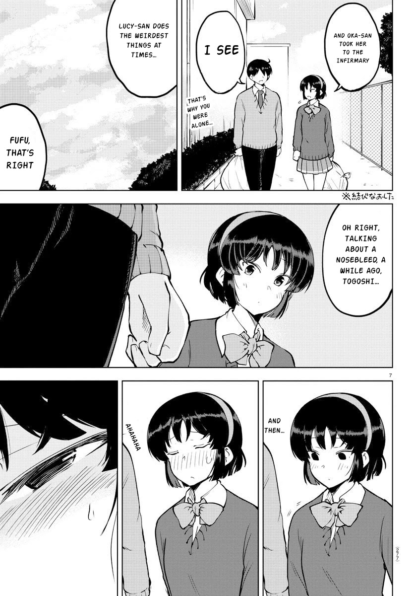 Meika-san Can't Conceal Her Emotions Chapter 27 page 7 - Chapter 27: Meika Picks up the Trash