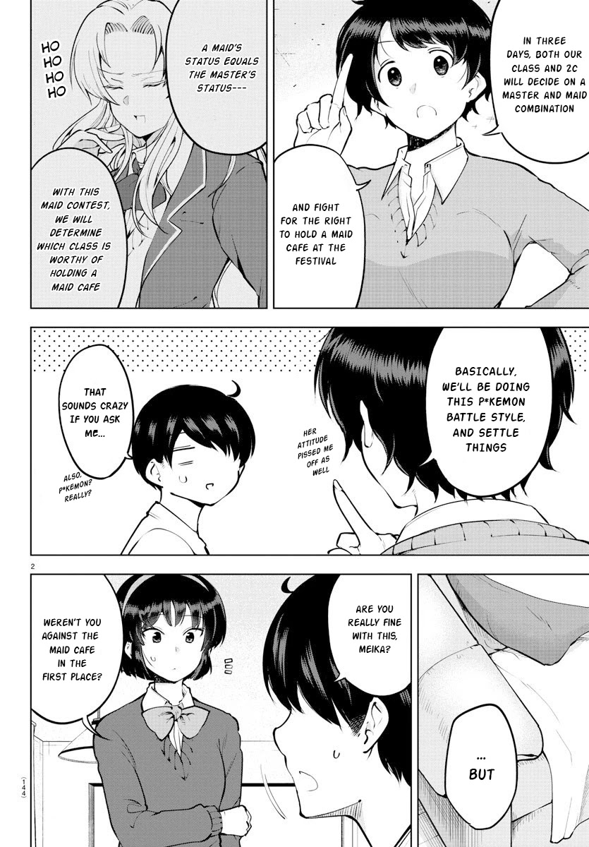 Meika-san Can't Conceal Her Emotions Chapter 32 page 2 - Chapter 32: Meika-san and Maid Contest