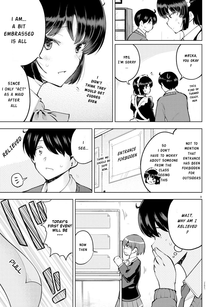 Meika-san Can't Conceal Her Emotions Chapter 32 page 9 - Chapter 32: Meika-san and Maid Contest