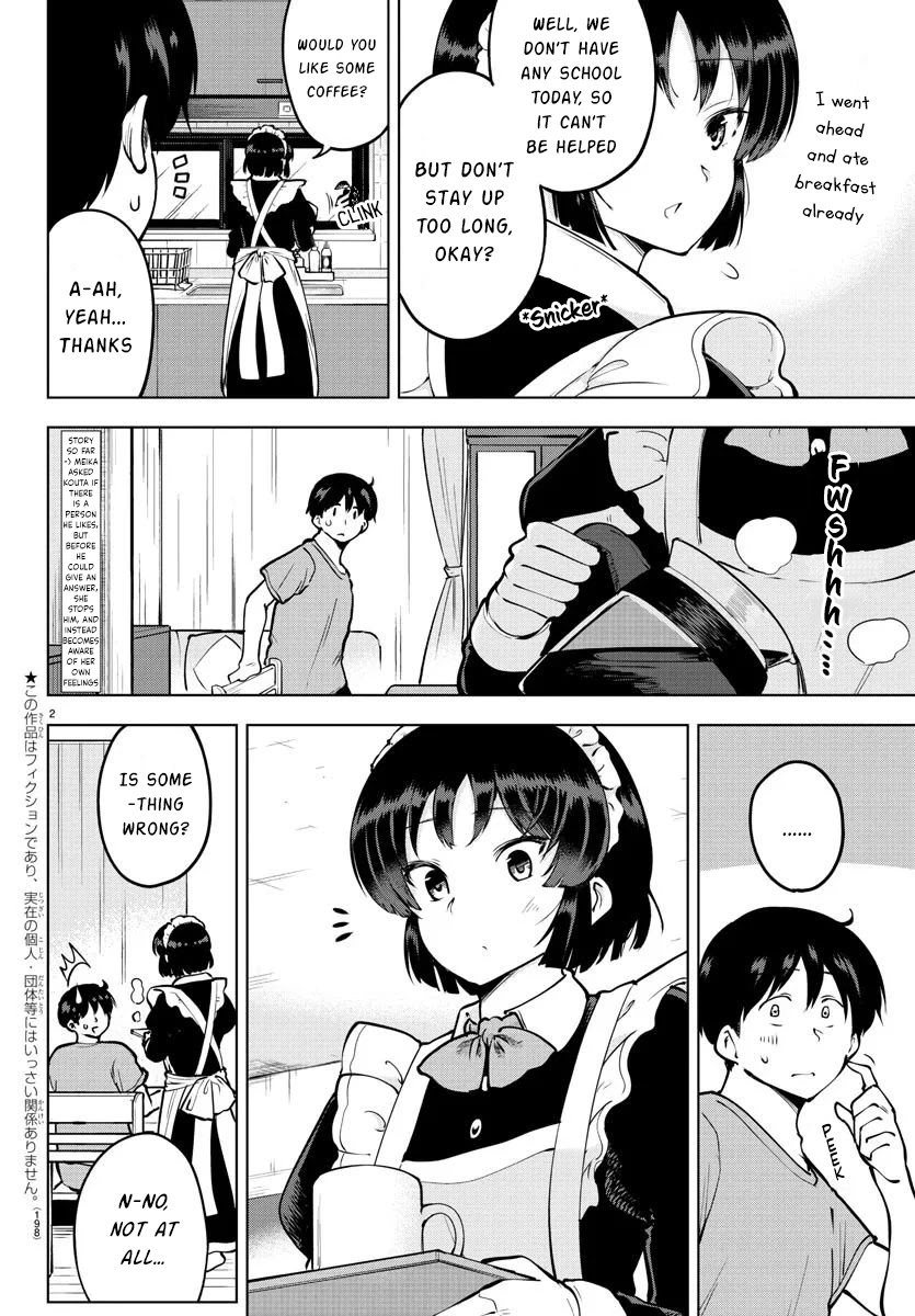 Meika-san Can't Conceal Her Emotions Chapter 42 page 2 - Chapter 42: Meika-san and the Path of a Maid