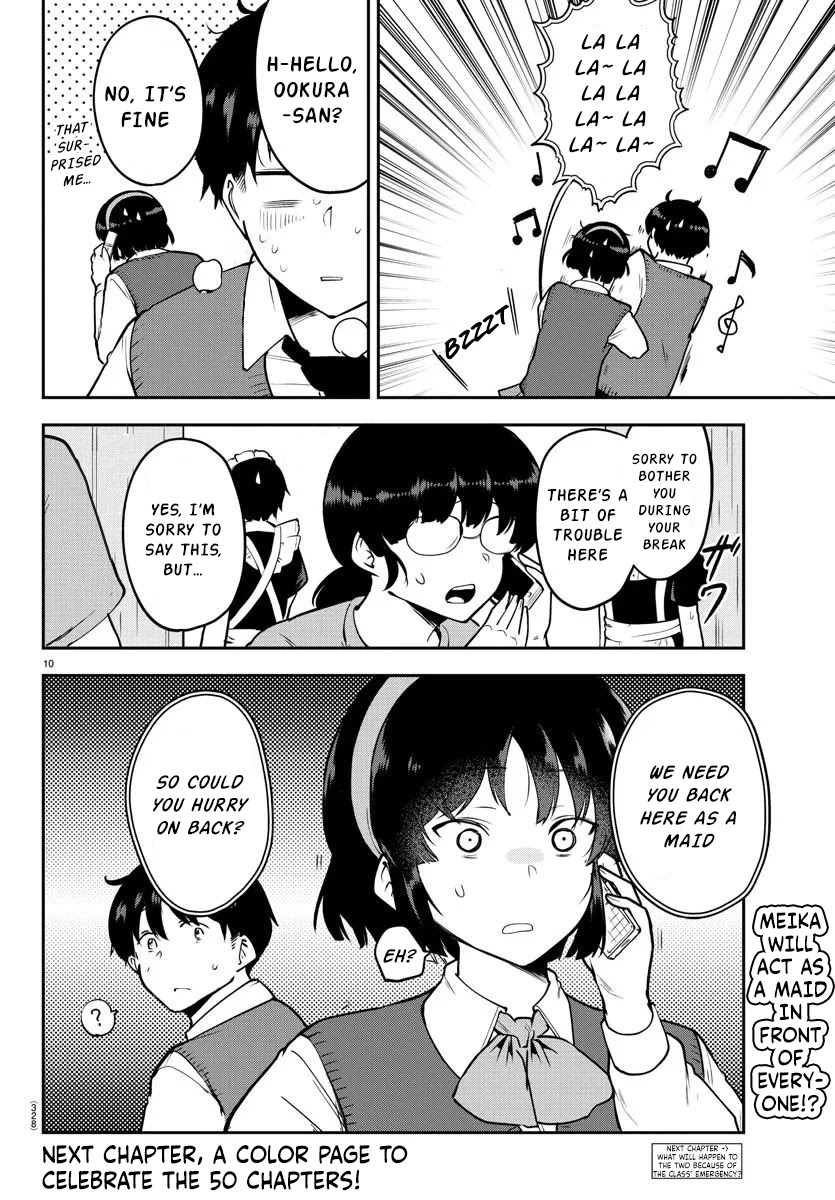Meika-san Can't Conceal Her Emotions Chapter 49 page 10 - Chapter 49: Meika-san and the Culture Festival (4)