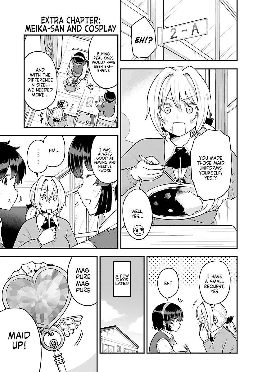 Meika-san Can't Conceal Her Emotions Chapter 50.1 page 1 - Chapter 50.1: Meika-san and Cosplay