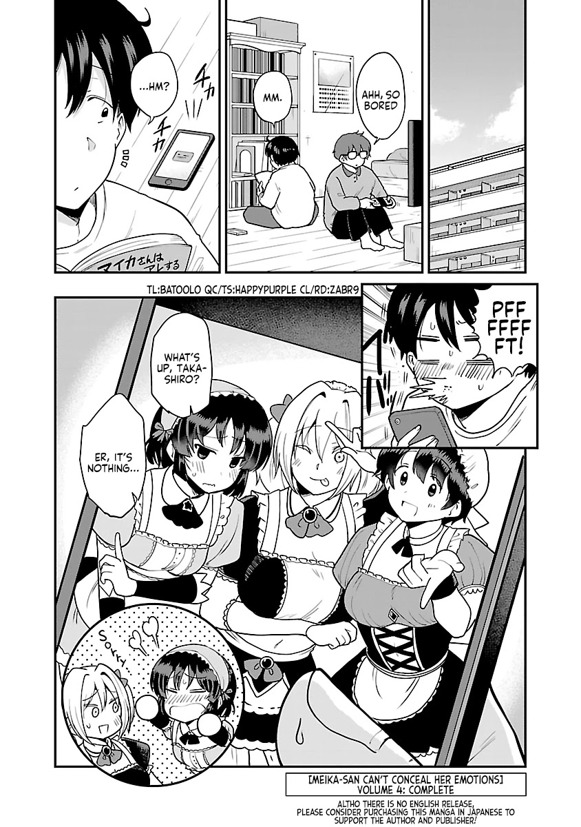 Meika-san Can't Conceal Her Emotions Chapter 50.1 page 6 - Chapter 50.1: Meika-san and Cosplay