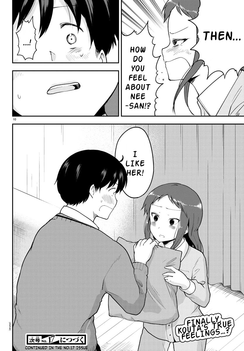 Meika-san Can't Conceal Her Emotions Chapter 58 page 10 - Chapter 58: kouta and shiori
