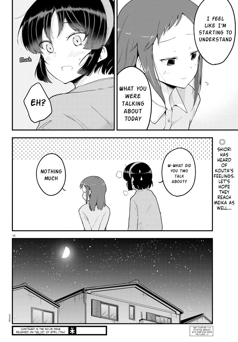 Meika-san Can't Conceal Her Emotions Chapter 59 page 10 - Chapter 59: Kouta-kun and Shiori 2