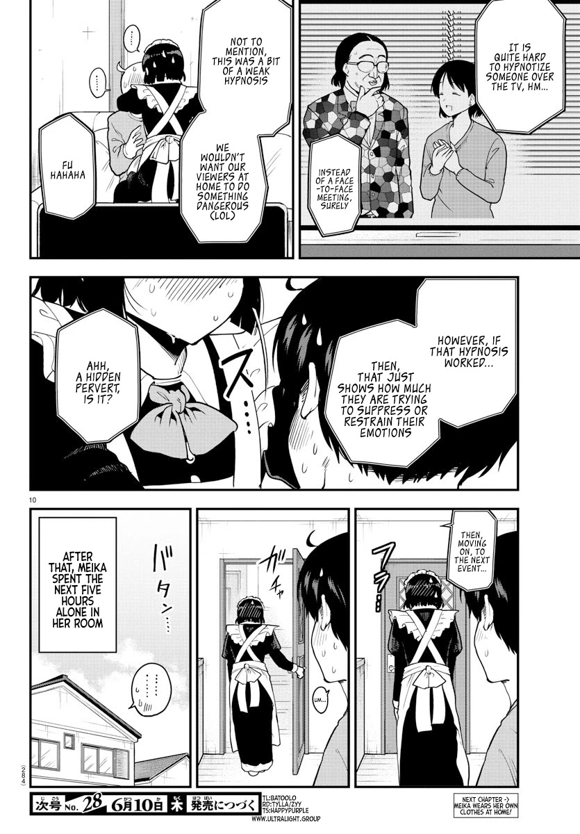 Meika-san Can't Conceal Her Emotions Chapter 68 page 10 - Chapter 68: Meika-san and Hypnotism