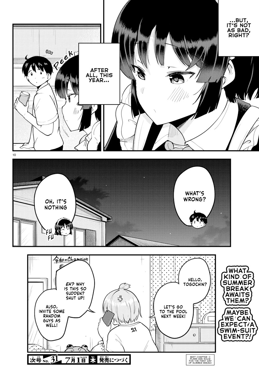 Meika-san Can't Conceal Her Emotions Chapter 71 page 10 - Chapter 71: Meika-san and Summer Break