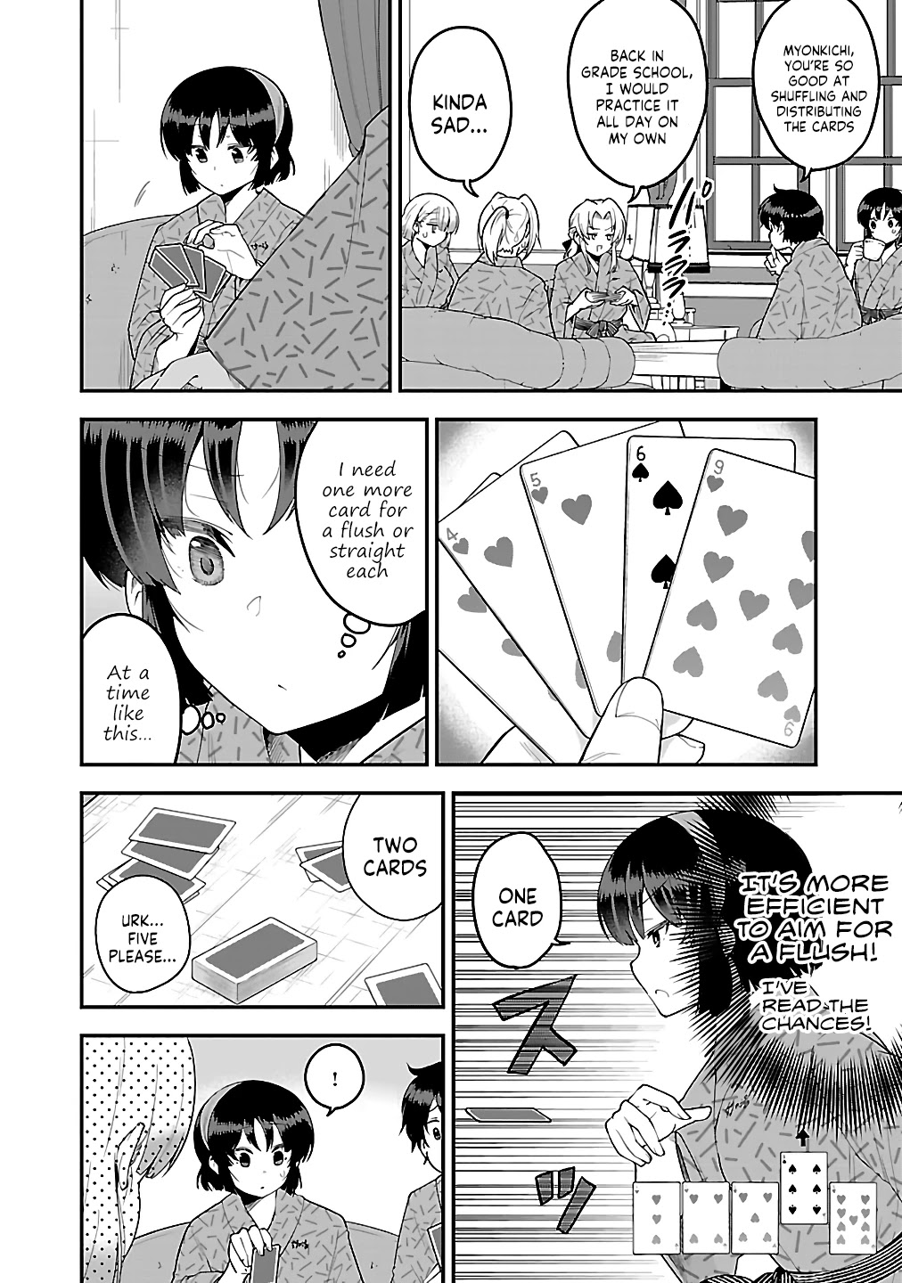Meika-san Can't Conceal Her Emotions Chapter 76.1 page 5 - Chapter 76.1: Volume 6 Extra Chapter: Meika-san and Poker