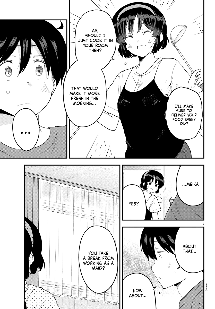 Meika-san Can't Conceal Her Emotions Chapter 76 page 9 - Chapter 76: Meika-san and Trouble at Home 2