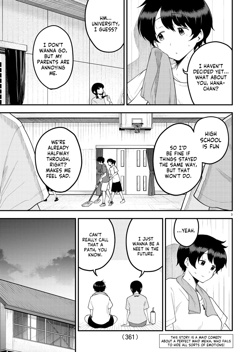 Meika-san Can't Conceal Her Emotions Chapter 81 page 3 - Chapter 81: Meika-san and Sharing