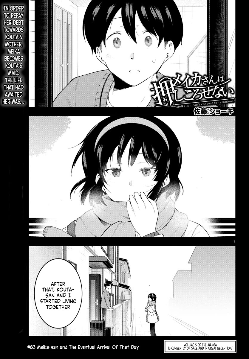 Meika-san Can't Conceal Her Emotions Chapter 83 page 1 - Chapter 83: Meika-san and The Eventual Arrival Of That Day