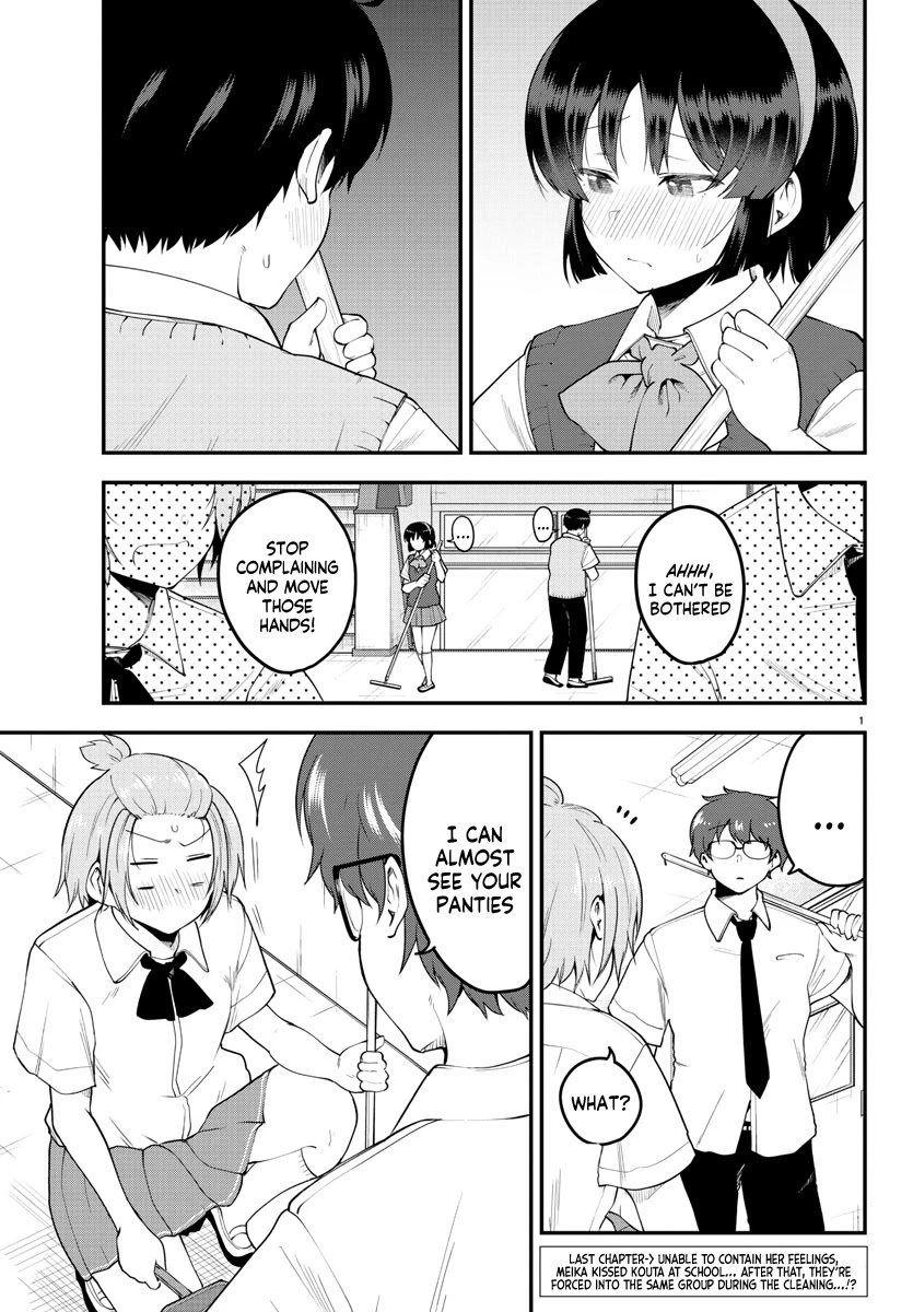 Meika-san Can't Conceal Her Emotions Chapter 91 page 2 - Chapter 91: Meika-san And Remaining Heat (2)