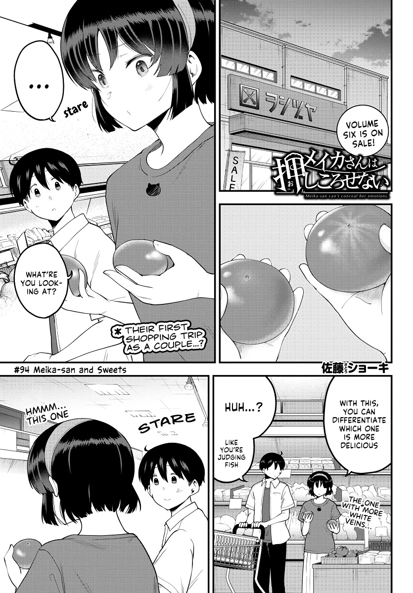 Meika-san Can't Conceal Her Emotions Chapter 94 page 1 - Chapter 94: Meika-san and Sweets