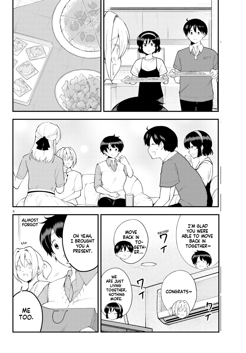 Meika-san Can't Conceal Her Emotions Chapter 95 page 6 - Chapter 95: Meika-san and Celebration