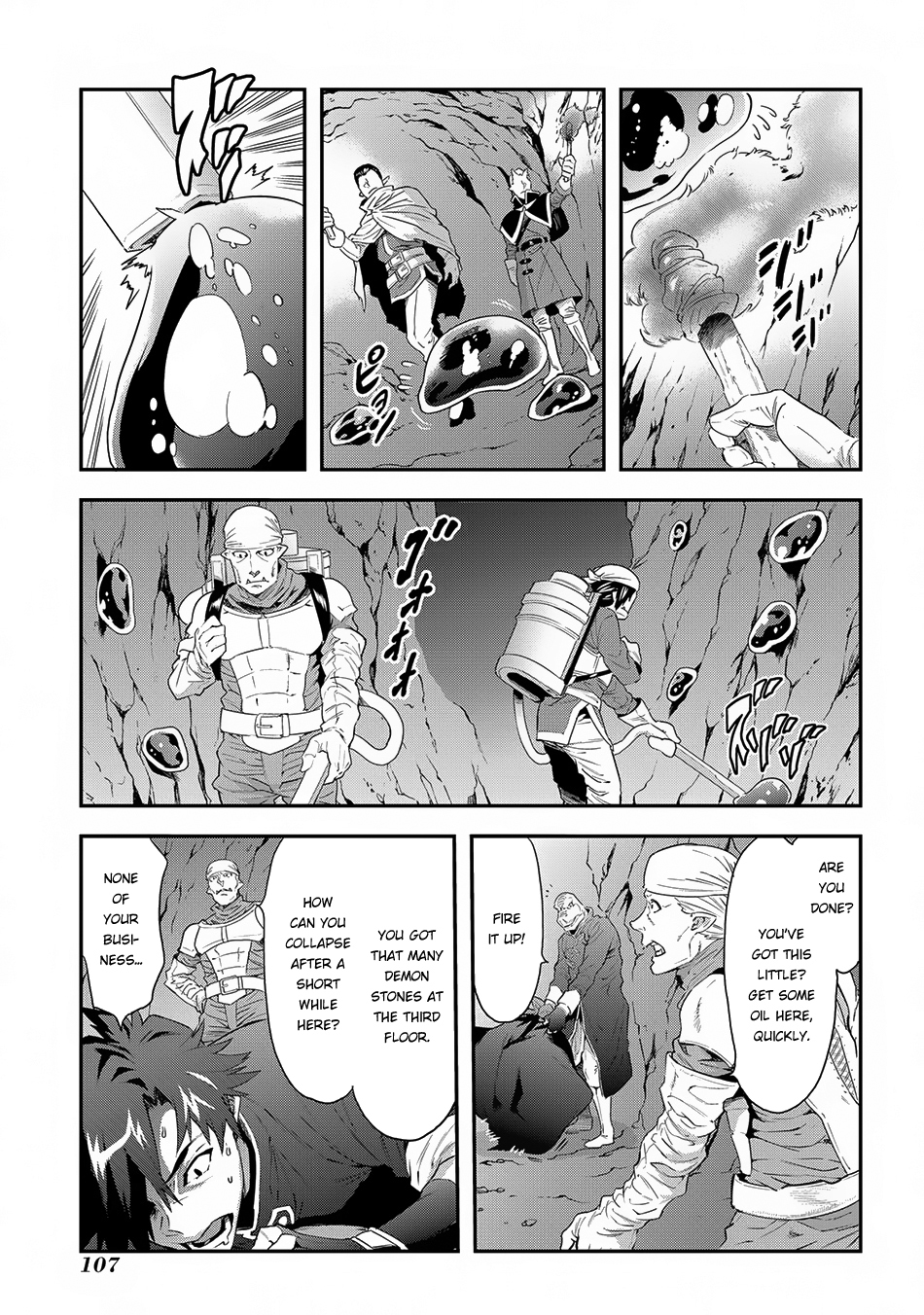 Meikyuu Black Company Chapter 3 page 6 - Chapter 3: Fight! Salaryman