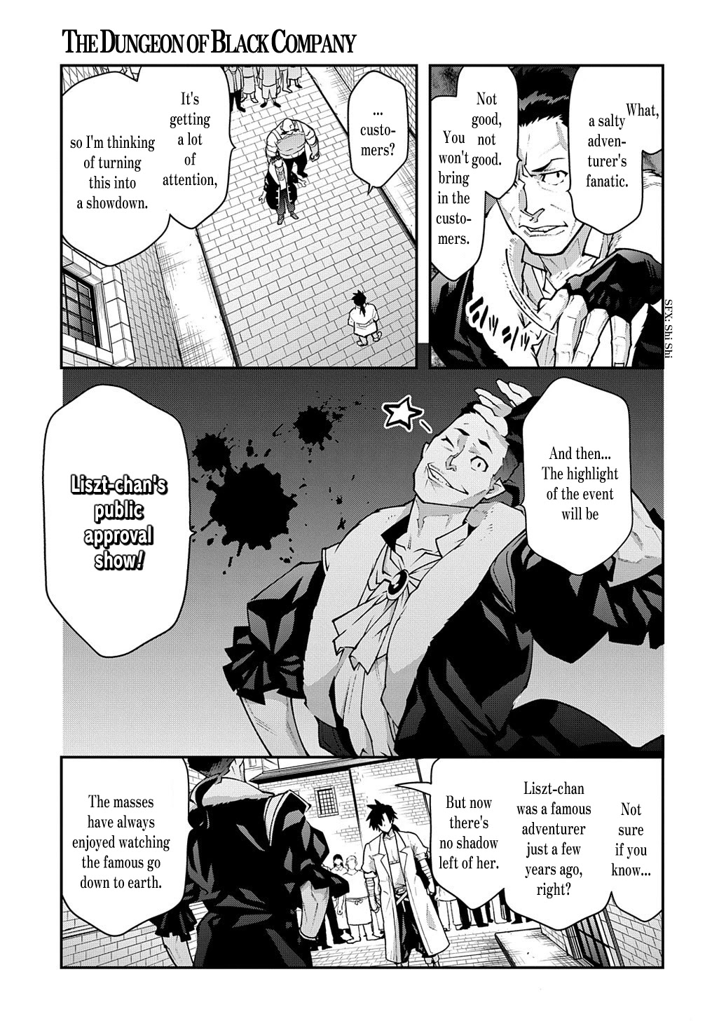 Meikyuu Black Company Chapter 30.2 page 21 - Chapter 30.2: Welcome to the Town of Glory (Part two)