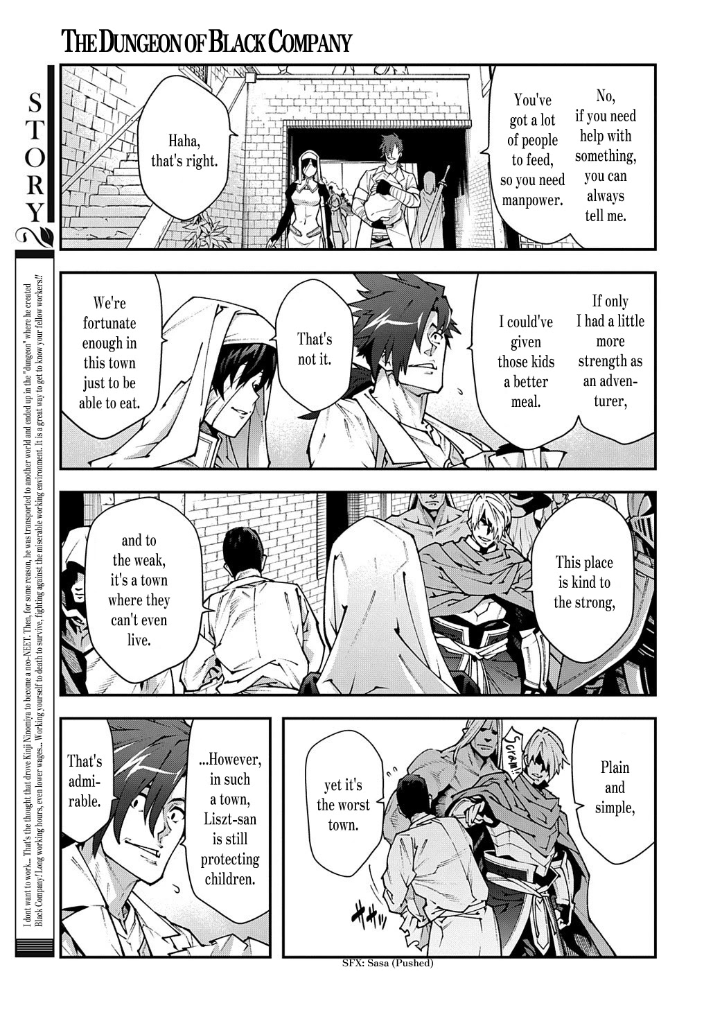 Meikyuu Black Company Chapter 30.2 page 4 - Chapter 30.2: Welcome to the Town of Glory (Part two)