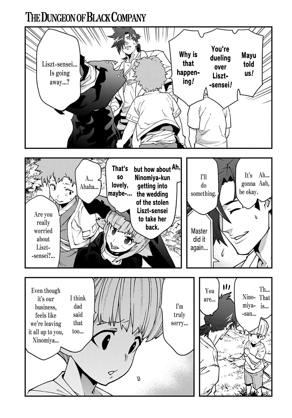 Meikyuu Black Company Chapter 31 page 12 - Chapter 31: Ordinary people and tower