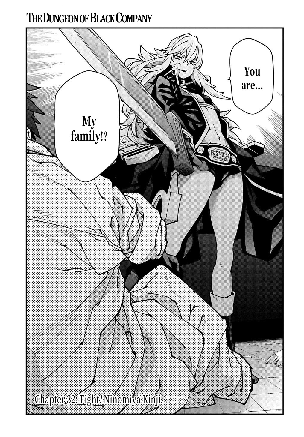 Meikyuu Black Company Chapter 32 page 2 - Chapter 32: Fight! Ninomiya Kinji.