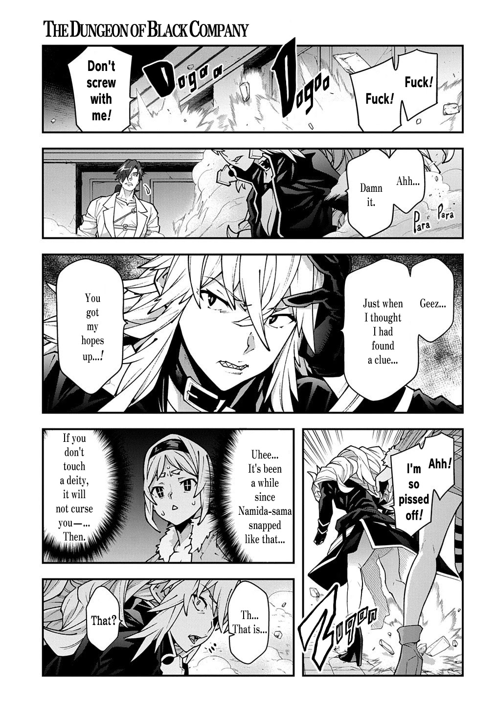 Meikyuu Black Company Chapter 32 page 6 - Chapter 32: Fight! Ninomiya Kinji.