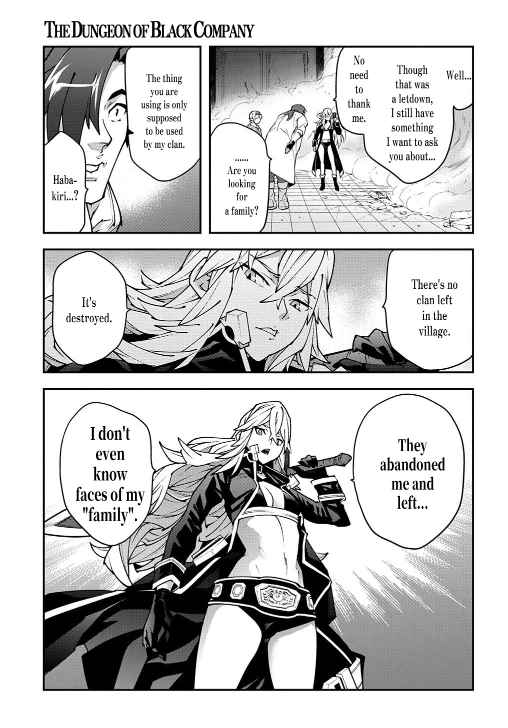 Meikyuu Black Company Chapter 32 page 8 - Chapter 32: Fight! Ninomiya Kinji.