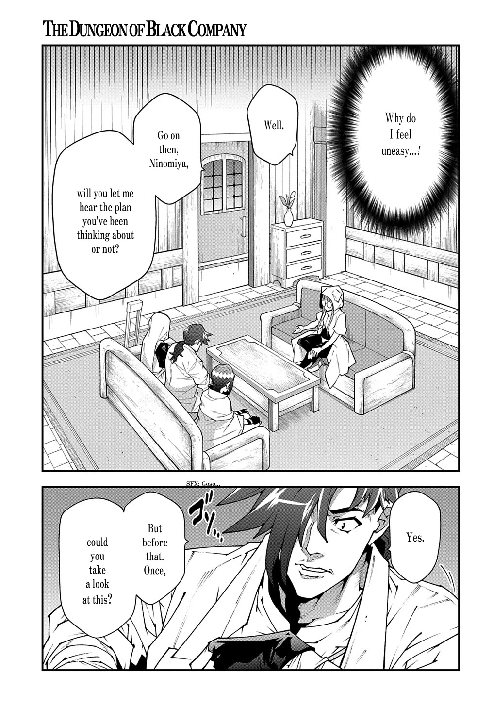 Meikyuu Black Company Chapter 35 page 8 - Chapter 35: Wit and Origin