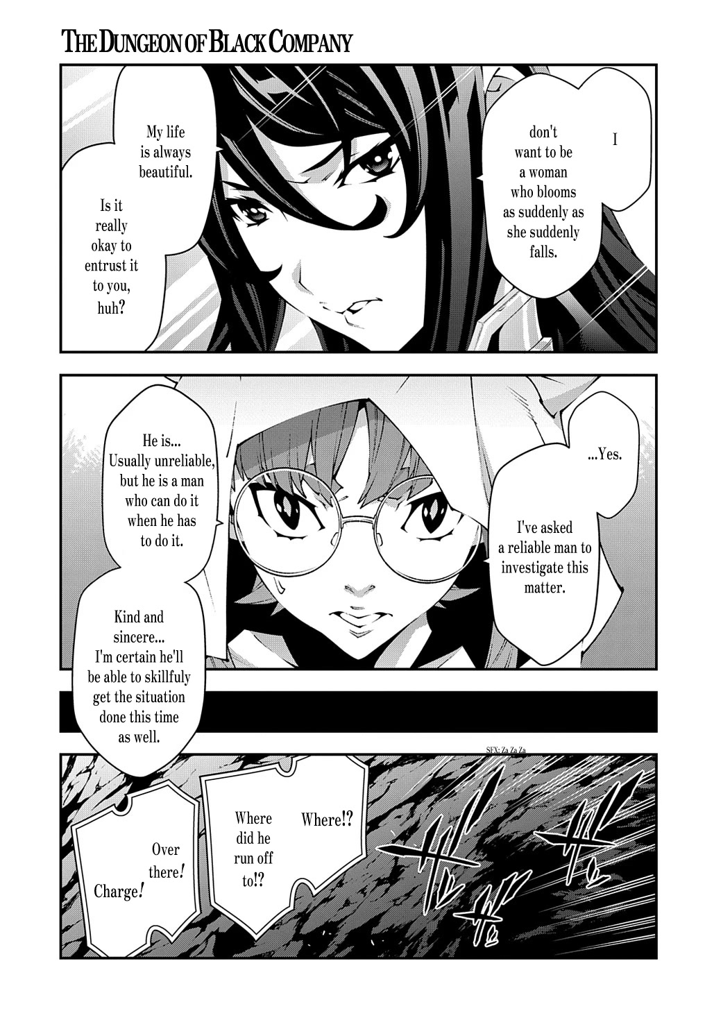 Meikyuu Black Company Chapter 38.1 page 6 - Chapter 38.1: Returned Ninomiya (Part One)