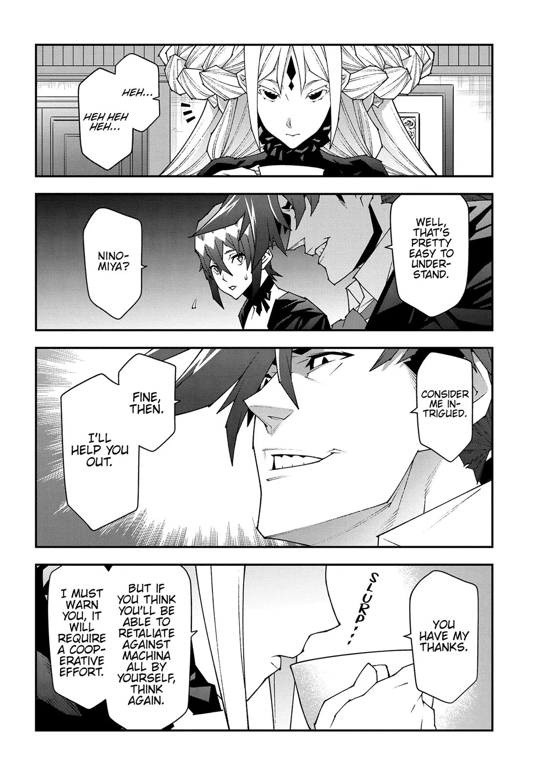 Meikyuu Black Company Chapter 48 page 16 - Chapter 48: Sharing the Burden