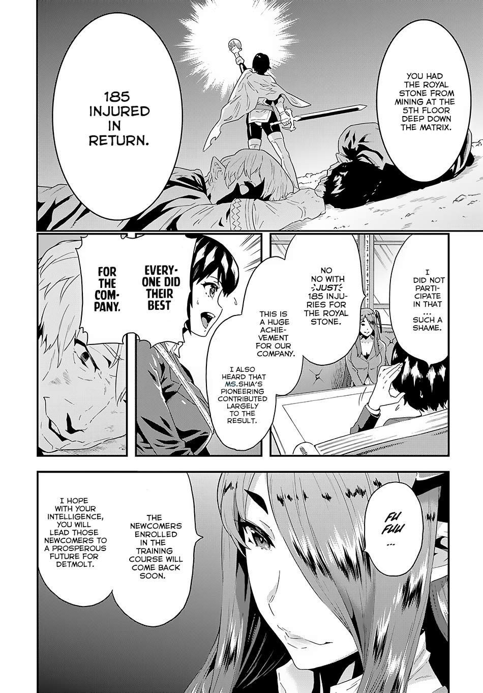 Meikyuu Black Company Chapter 5 page 34 - Chapter 5: Exciting Worker Training Course