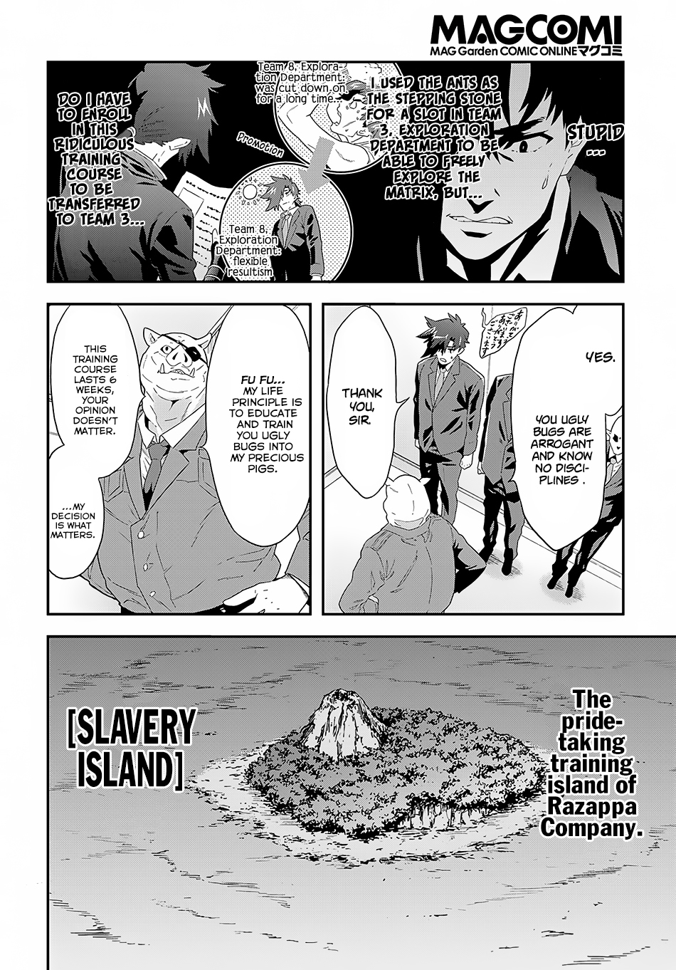 Meikyuu Black Company Chapter 5 page 6 - Chapter 5: Exciting Worker Training Course