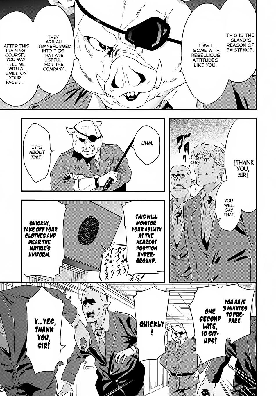 Meikyuu Black Company Chapter 5 page 7 - Chapter 5: Exciting Worker Training Course
