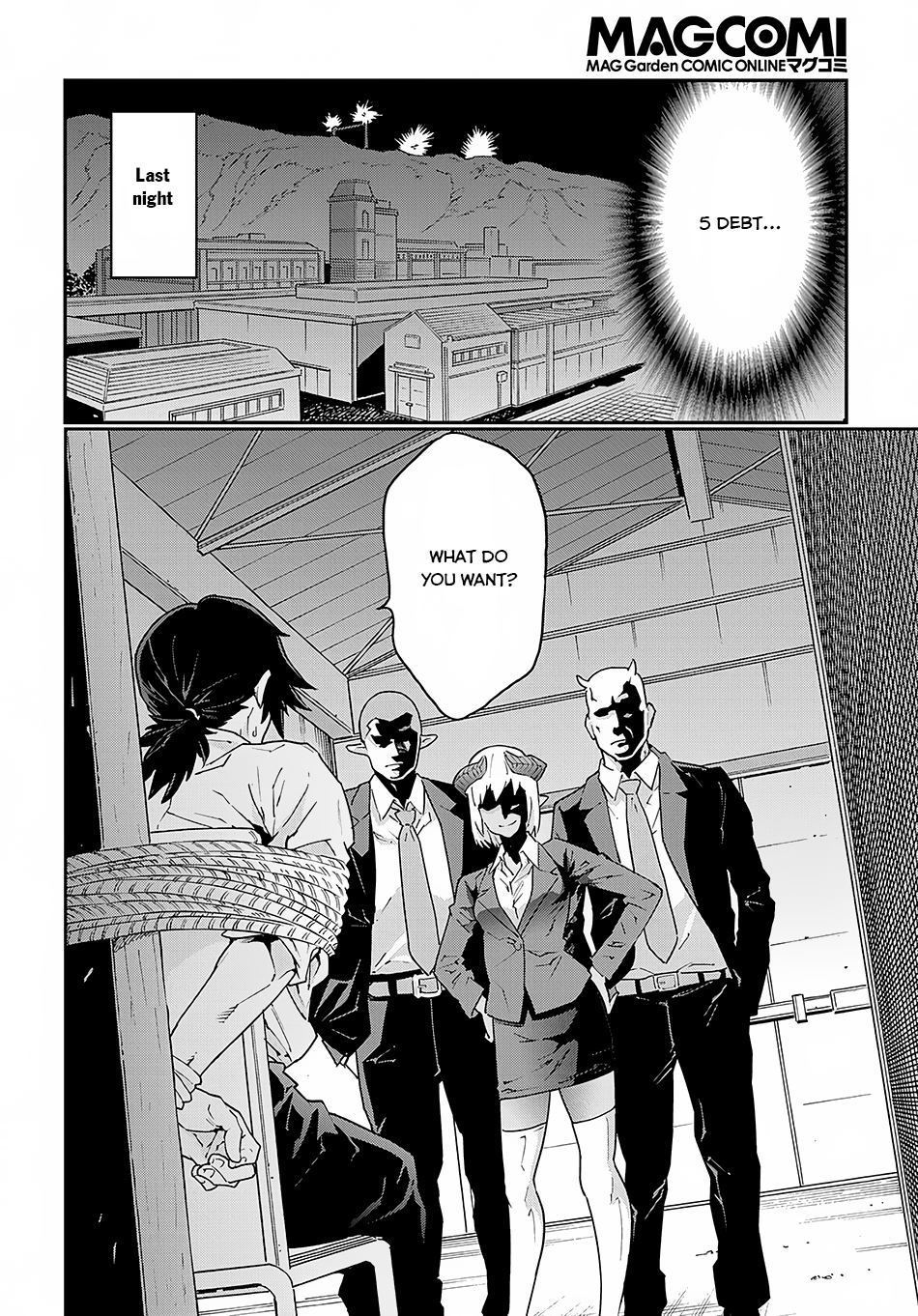 Meikyuu Black Company Chapter 7 page 5 - Chapter 7: Lonesome Gladiator