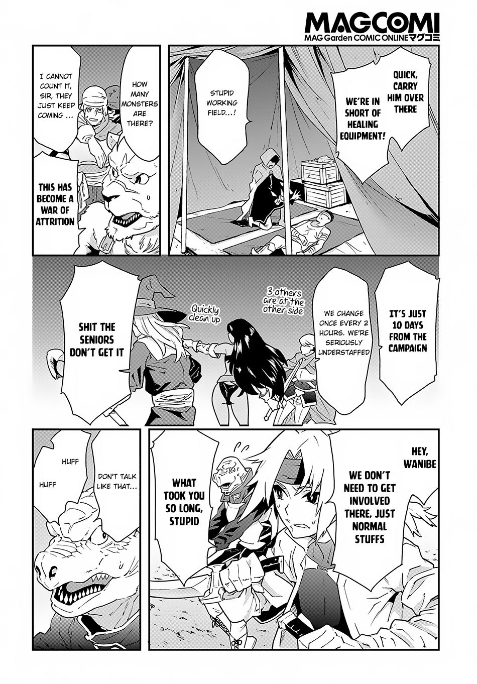 Meikyuu Black Company Chapter 8 page 6 - Chapter 8: Crazy, Tiring Work