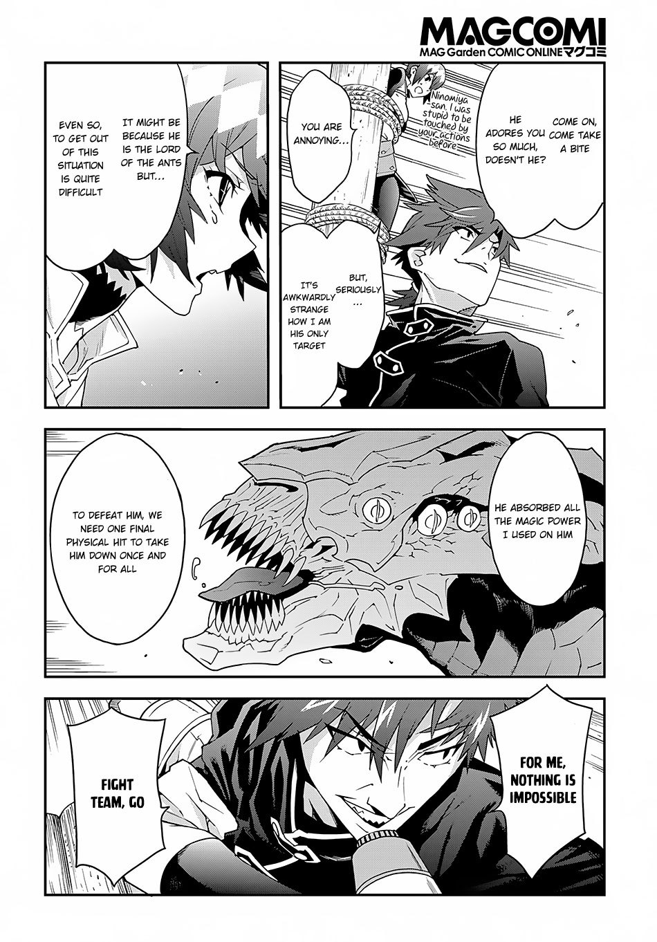 Meikyuu Black Company Chapter 9.1 page 14 - Chapter 9.1: The glorious battle (1st half)