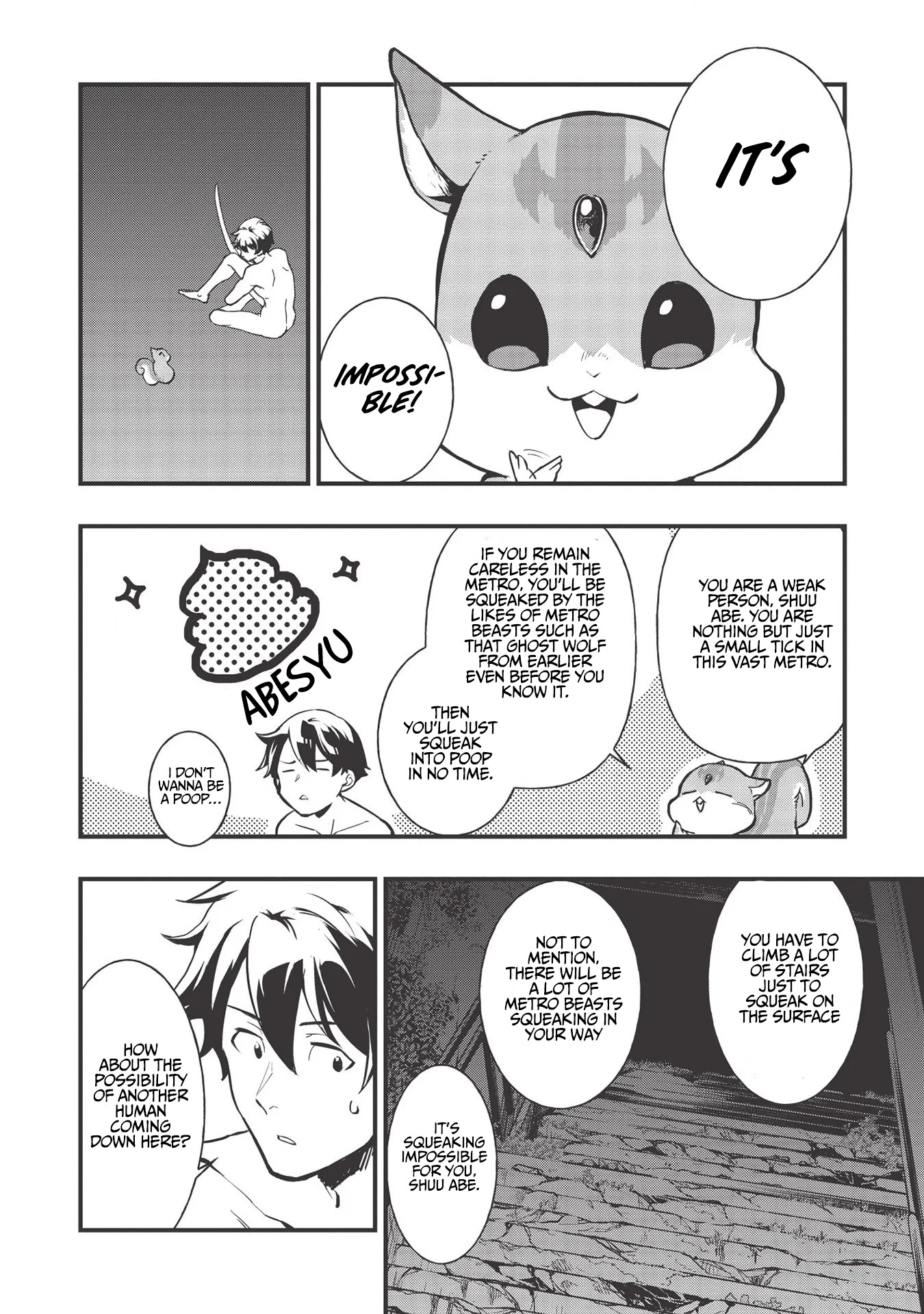 Meikyuu Metro - Mezametara Saikyoushoku Datta node Shima Risu o Tsurete Shinsekai o Aruku Chapter 1 page 38 - Chapter 1: Scene 1