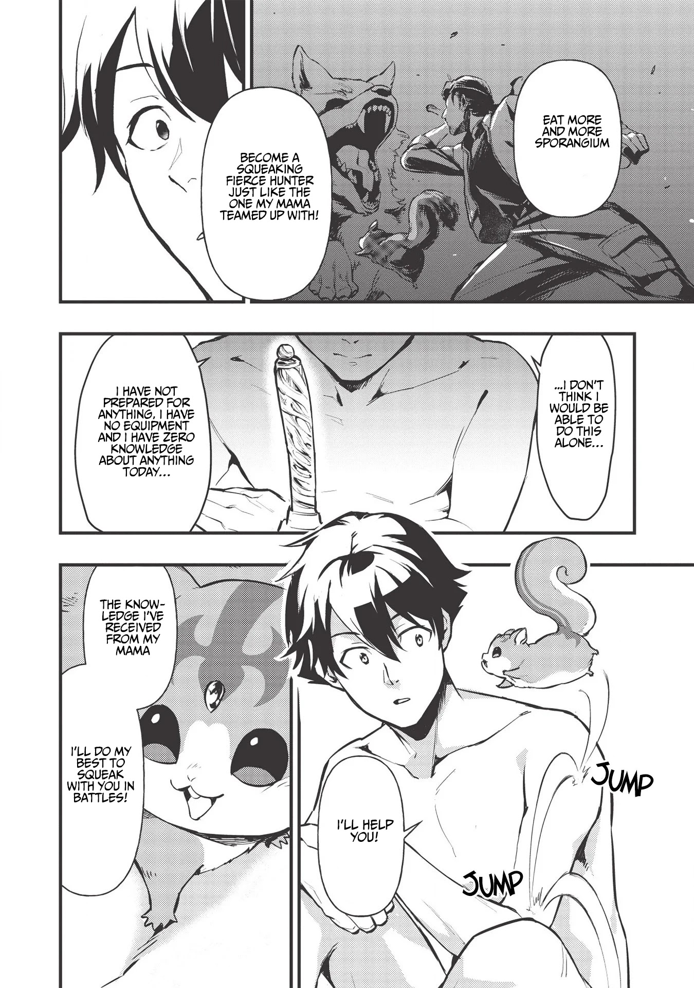 Meikyuu Metro - Mezametara Saikyoushoku Datta node Shima Risu o Tsurete Shinsekai o Aruku Chapter 1 page 40 - Chapter 1: Scene 1