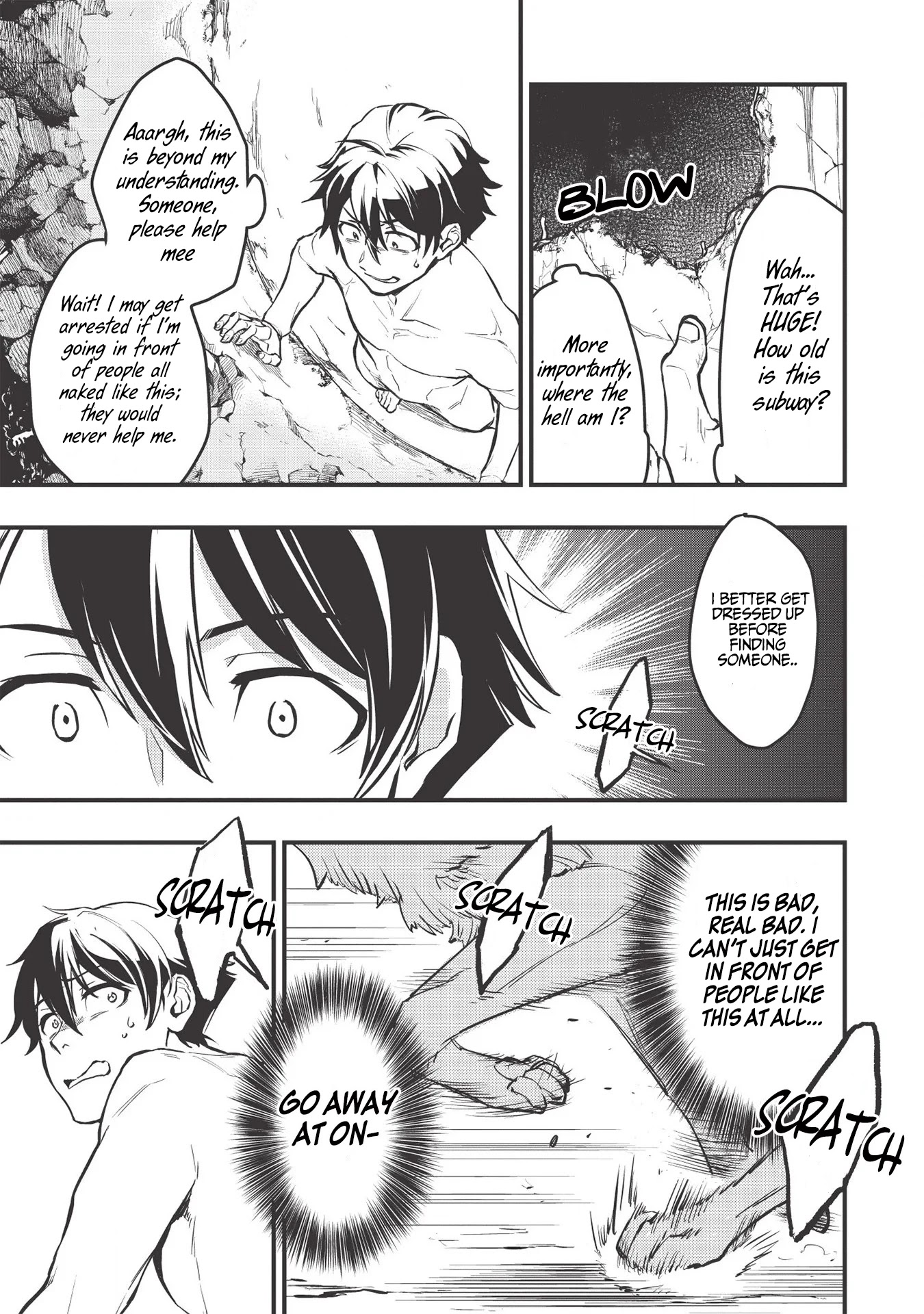 Meikyuu Metro - Mezametara Saikyoushoku Datta node Shima Risu o Tsurete Shinsekai o Aruku Chapter 1 page 8 - Chapter 1: Scene 1