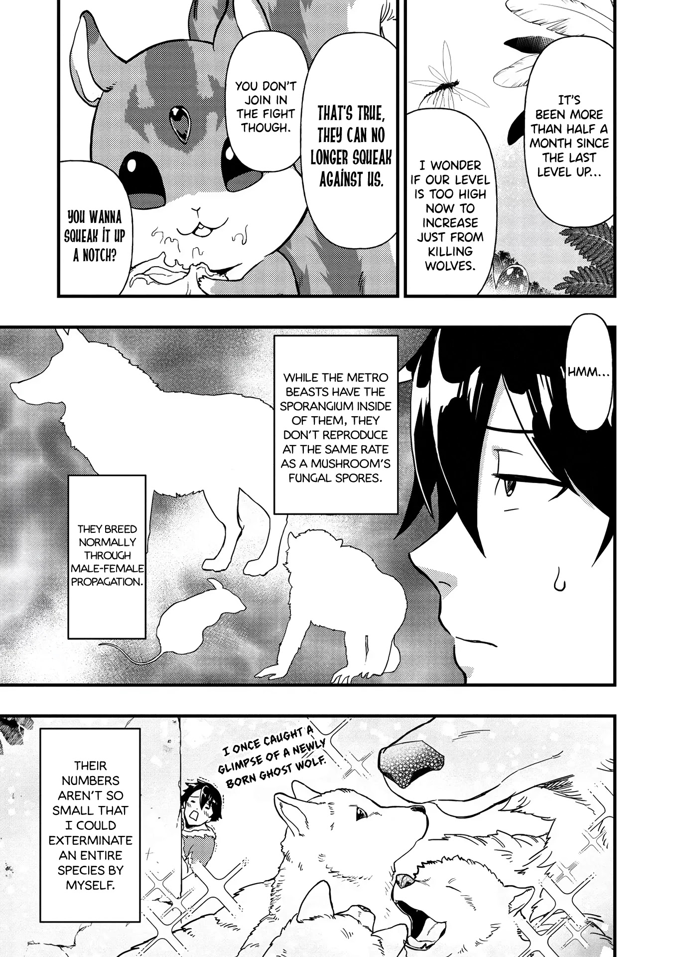 Meikyuu Metro - Mezametara Saikyoushoku Datta node Shima Risu o Tsurete Shinsekai o Aruku Chapter 4 page 3 - Chapter 4: Scene 4