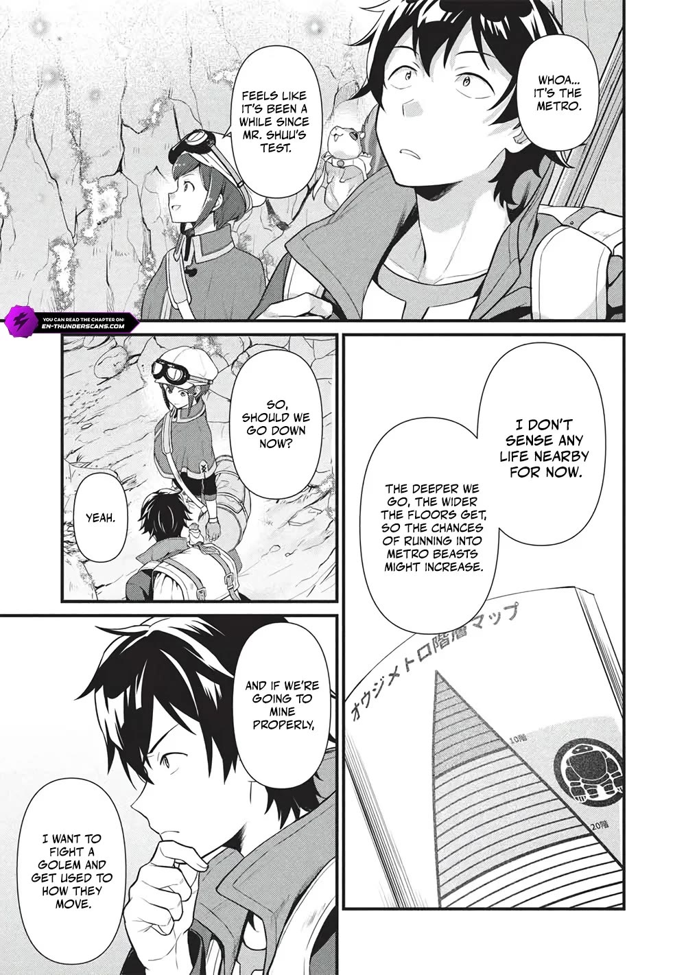 Meikyuu Metro - Mezametara Saikyoushoku Datta node Shima Risu o Tsurete Shinsekai o Aruku Chapter 46 page 3 - Chapter 46