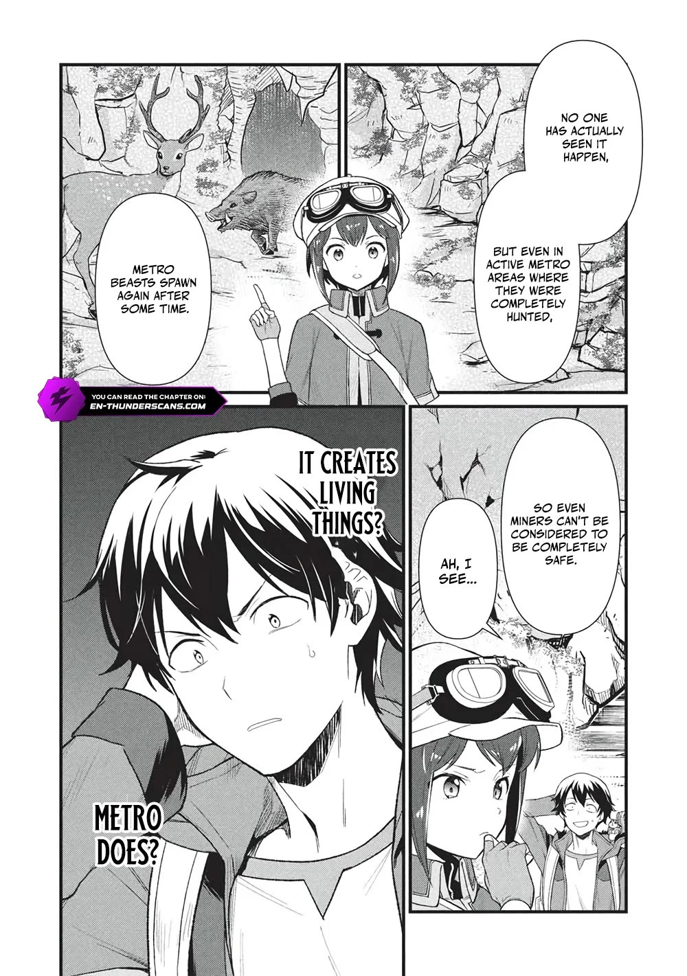 Meikyuu Metro - Mezametara Saikyoushoku Datta node Shima Risu o Tsurete Shinsekai o Aruku Chapter 47 page 14 - Chapter 47