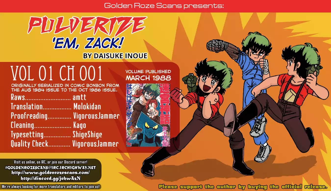 Meikyuu Shinwa: Hajikete! Zakku Chapter 1 page 38 - Chapter 1: The Zack Cometh