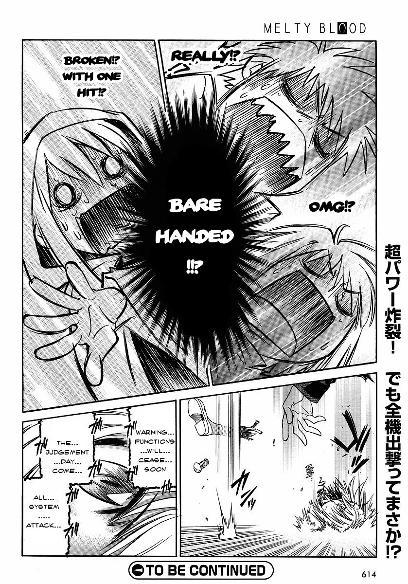 Melty Blood ACT:2 Chapter 10.2 page 23 - Chapter 10 v2 : 2nd ACT.10 - Go Go Our Mecha Hisui(x2)