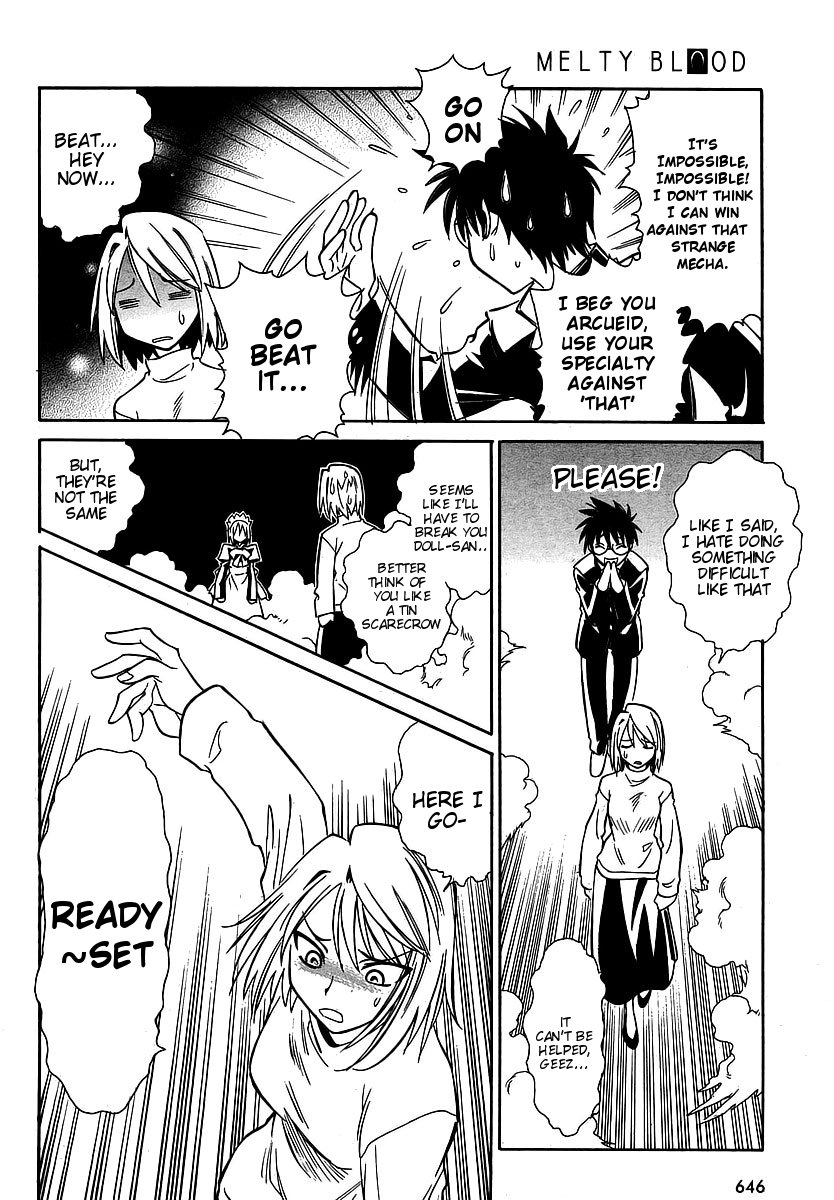 Melty Blood ACT:2 Chapter 9.2 page 22 - Chapter 9 v2 : 2nd ACT.9 - Go Go My Mecha**