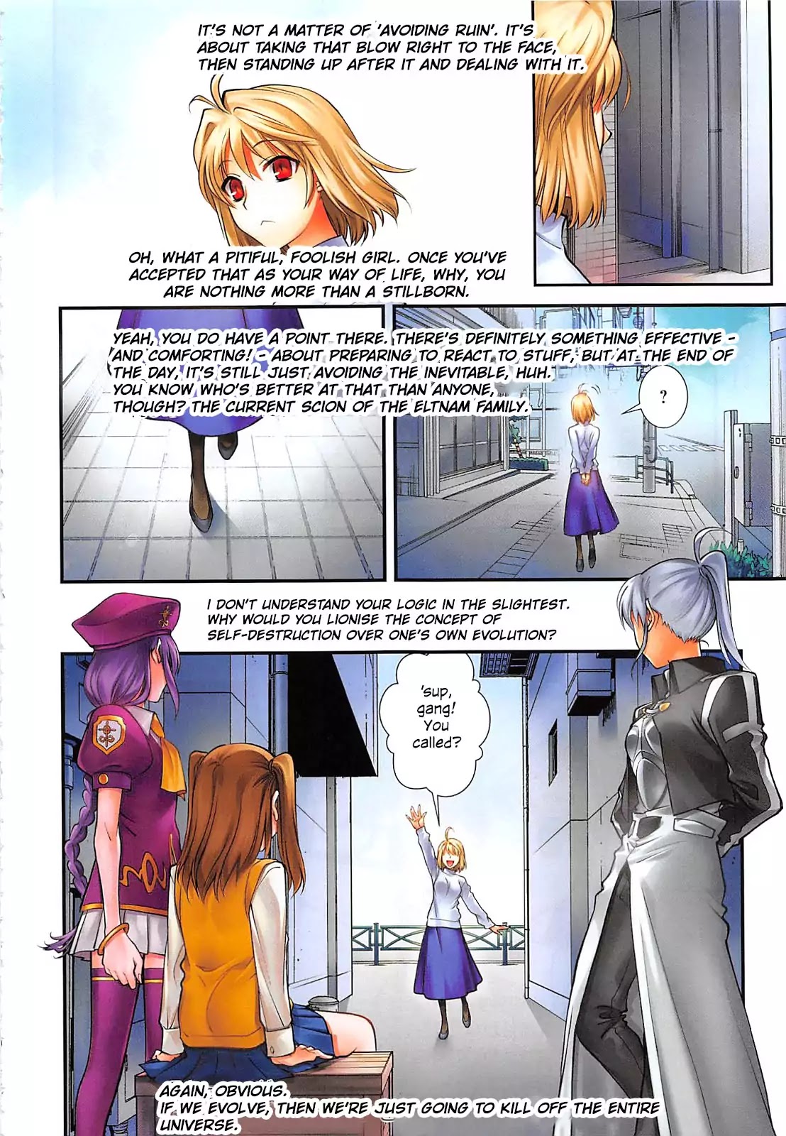 Melty Blood - Back Alley Alliance Nightmare Chapter 1 page 2 - Chapter 1