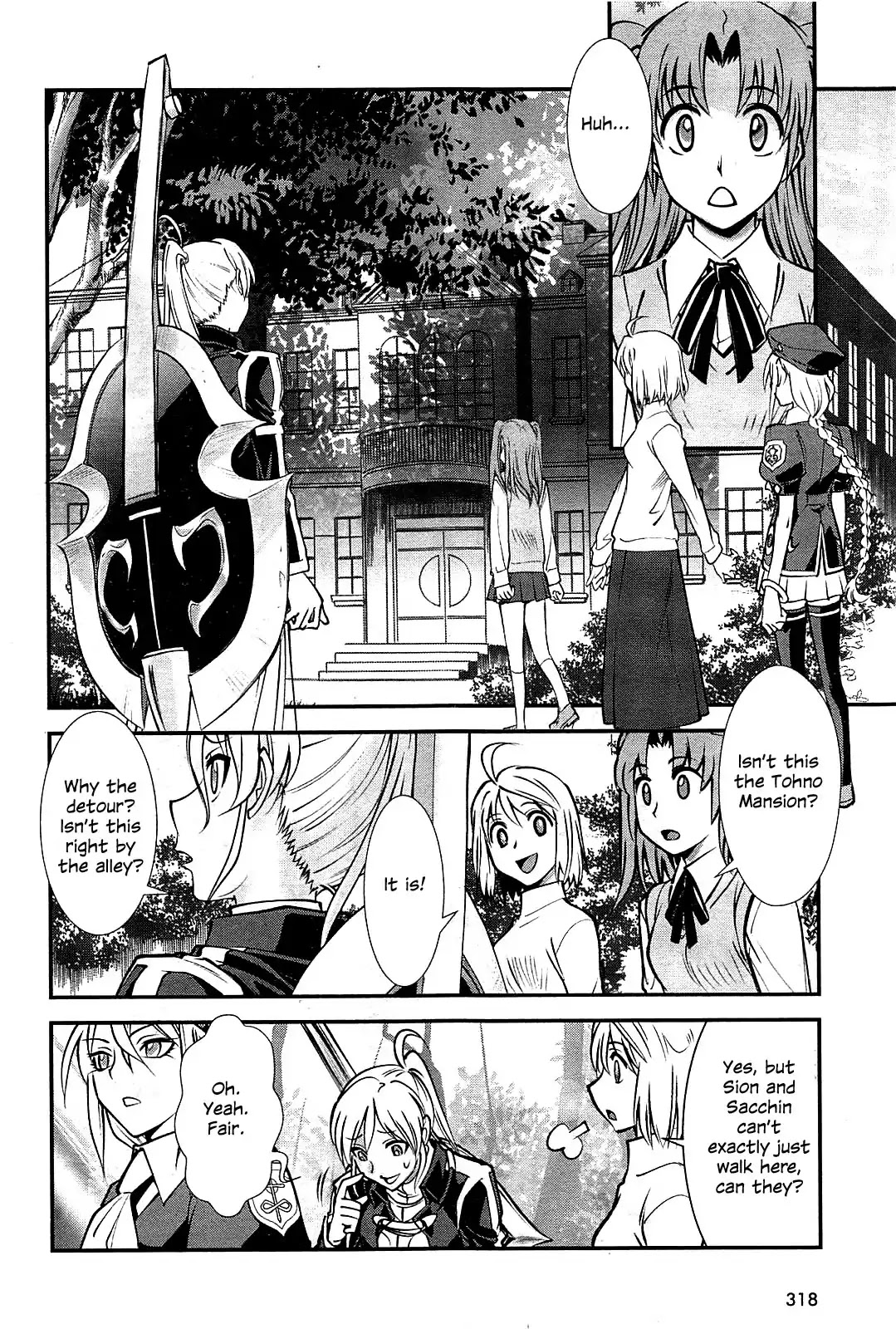 Melty Blood - Back Alley Alliance Nightmare Chapter 1 page 27 - Chapter 1