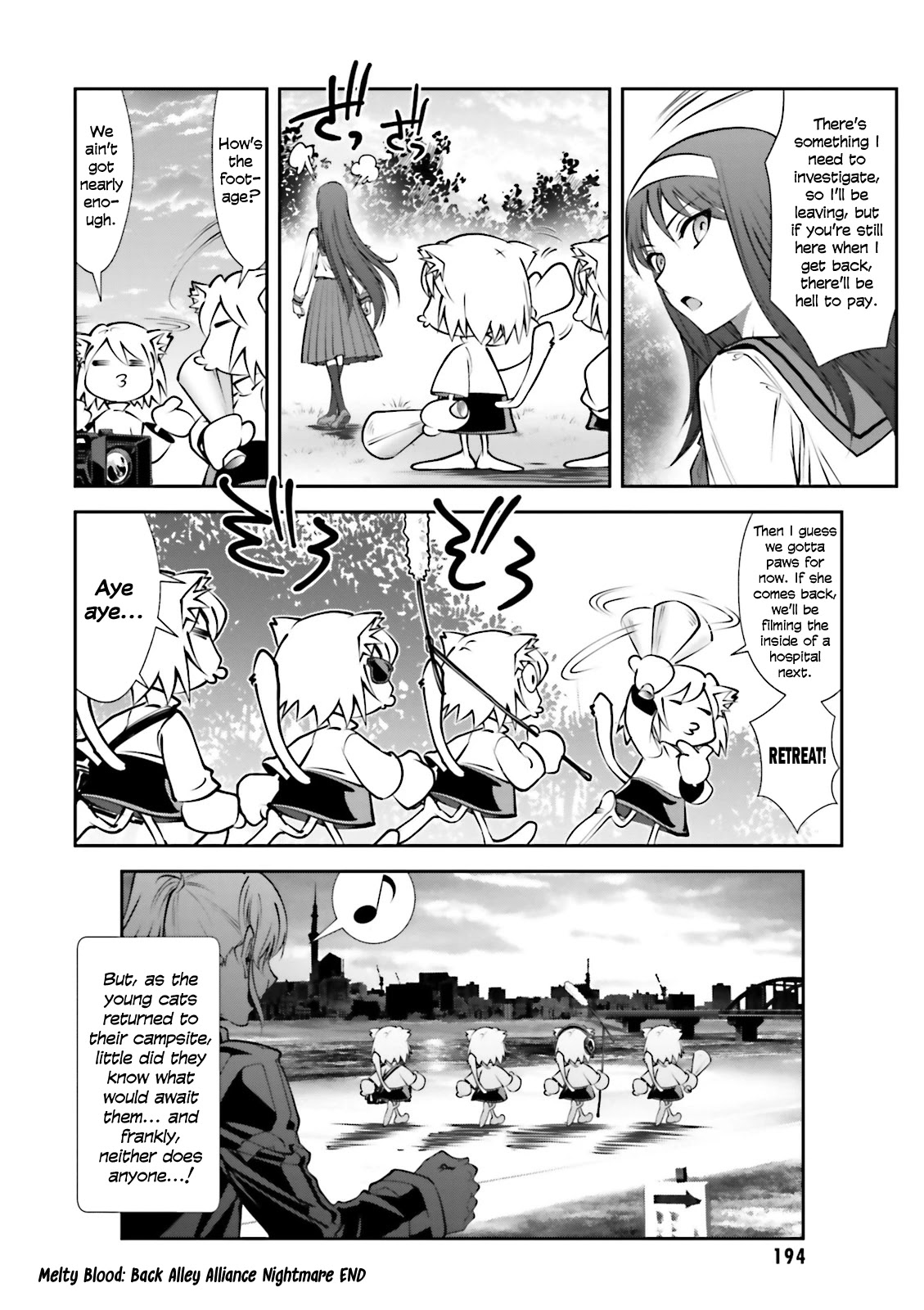 Melty Blood - Back Alley Alliance Nightmare Chapter 12 page 8 - Chapter 12: Extra