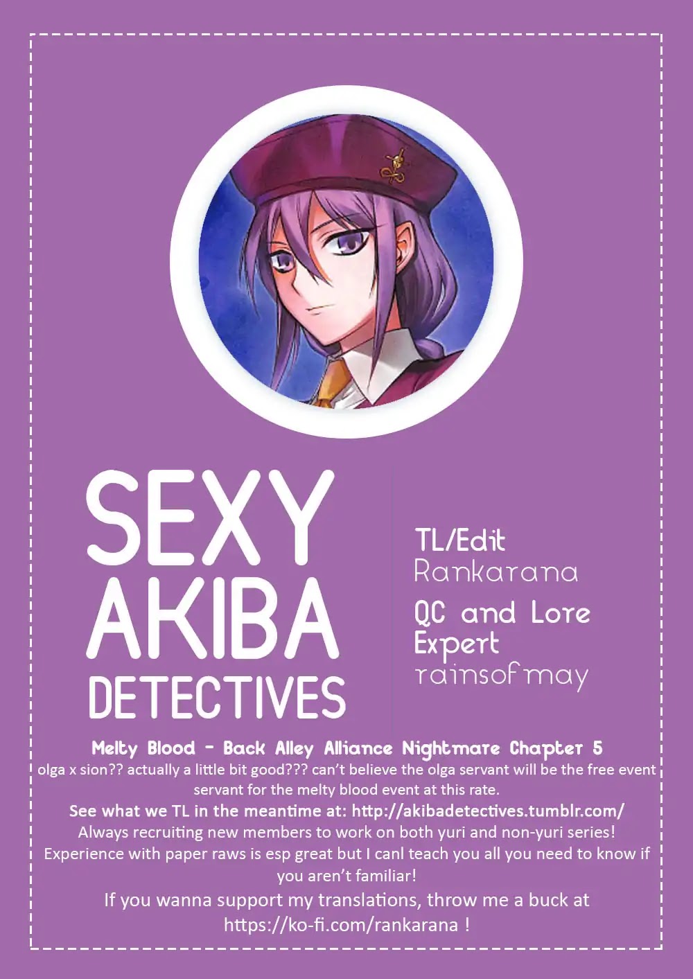 Melty Blood - Back Alley Alliance Nightmare Chapter 5 page 28 - Chapter 5